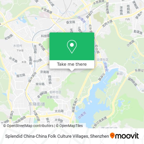 Splendid China-China Folk Culture Villages map