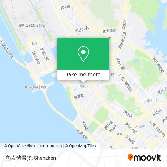 熊发猪骨煲 map