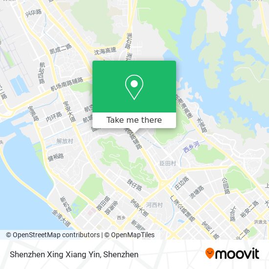 Shenzhen Xing Xiang Yin map