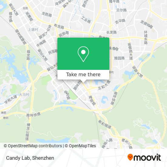 Candy Lab map