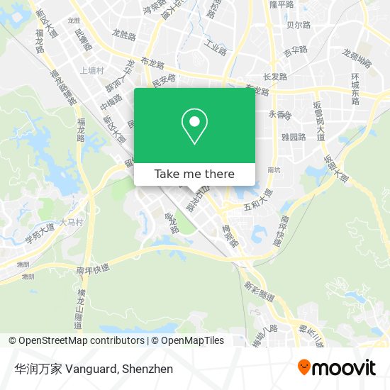 华润万家 Vanguard map