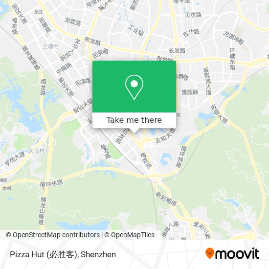 Pizza Hut (必胜客) map
