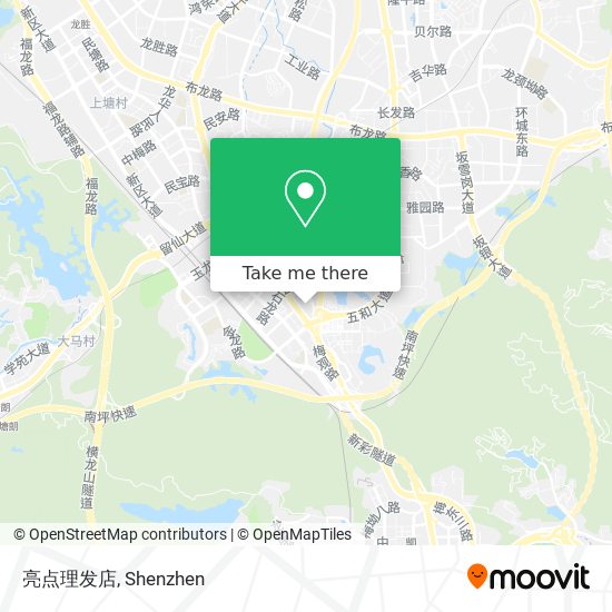 亮点理发店 map