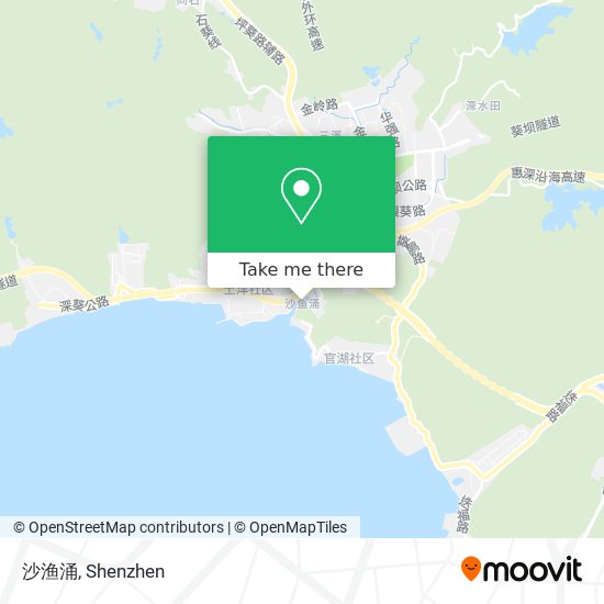 沙渔涌 map