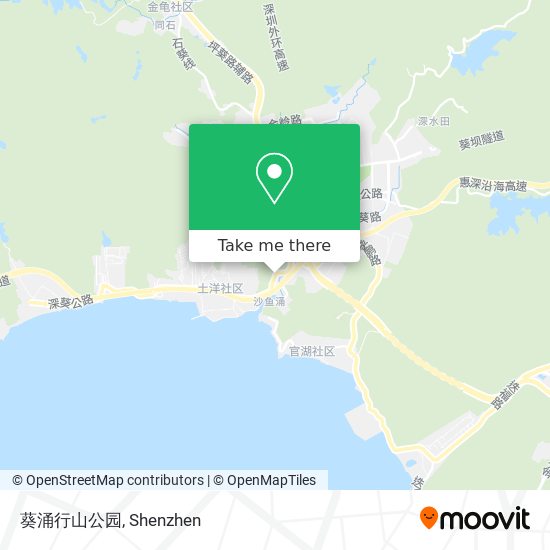 葵涌行山公园 map