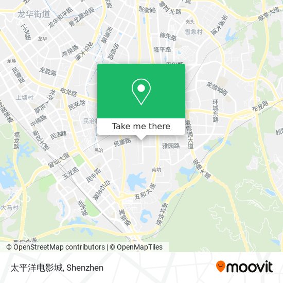 太平洋电影城 map