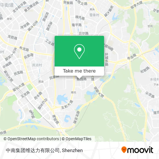 中南集团维达力有限公司 map