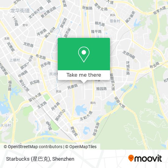 Starbucks (星巴克) map