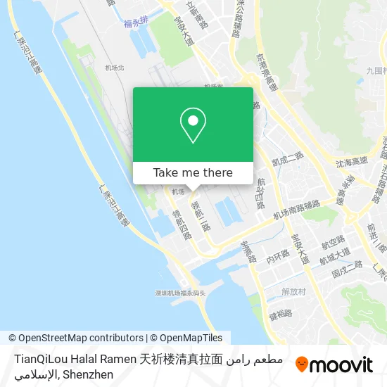 TianQiLou Halal Ramen 天祈楼清真拉面 مطعم رامن الإسلامي map