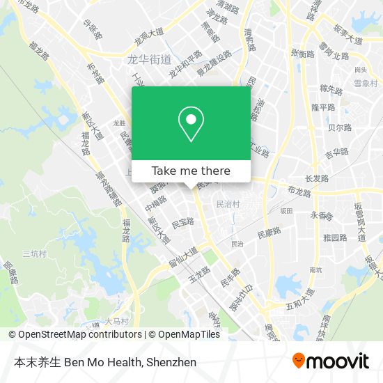 本末养生 Ben Mo Health map