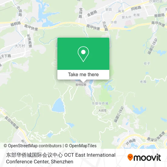 东部华侨城国际会议中心 OCT East International Conference Center map