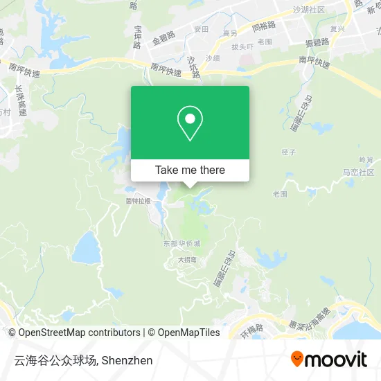 云海谷公众球场 map