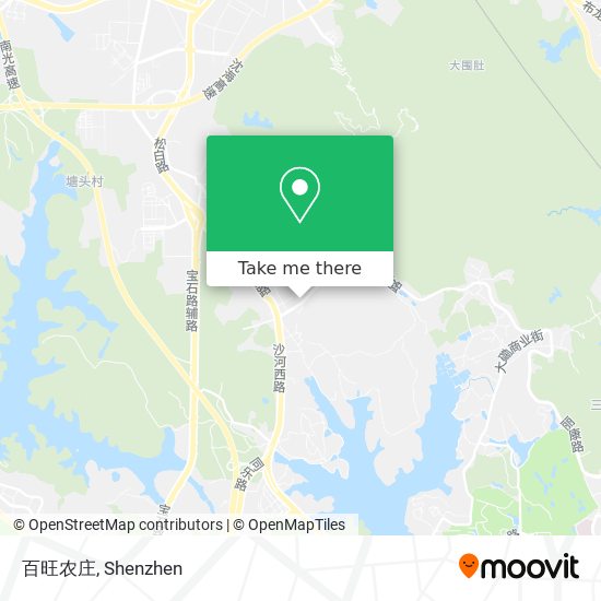 百旺农庄 map