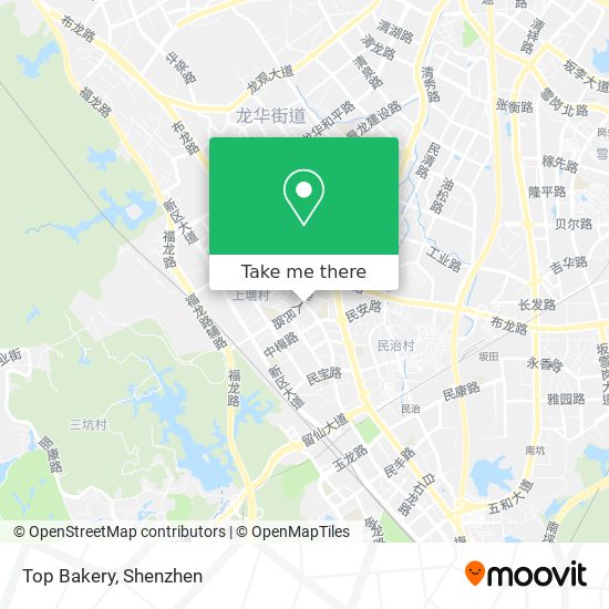 Top Bakery map
