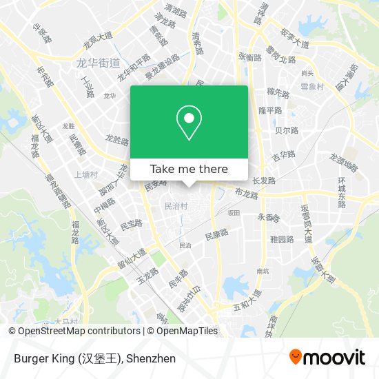Burger King (汉堡王) map