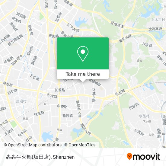 犇犇牛火锅(坂田店) map