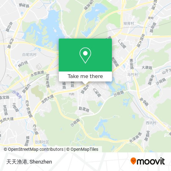 天天渔港 map