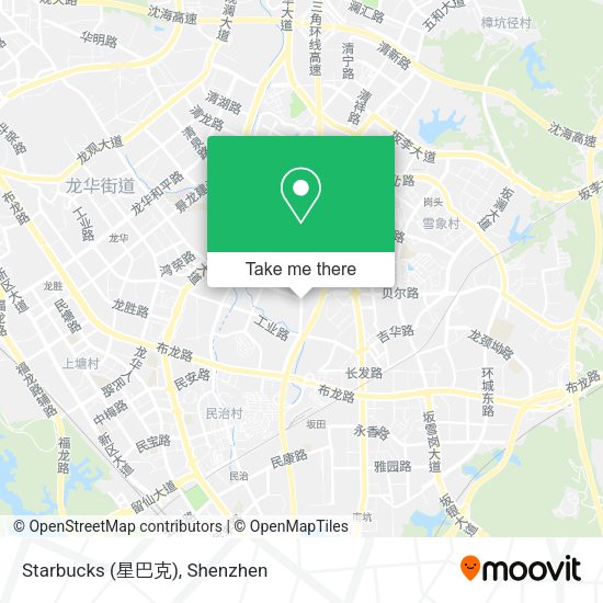 Starbucks (星巴克) map