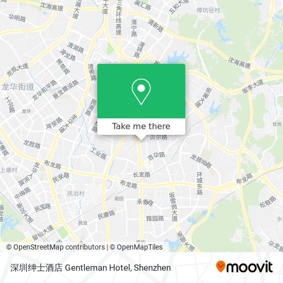 深圳绅士酒店 Gentleman Hotel map