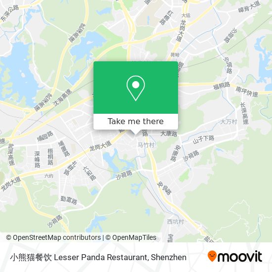 小熊猫餐饮 Lesser Panda Restaurant map