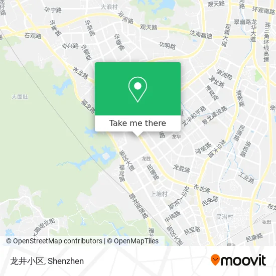 龙井小区 map
