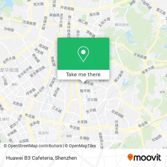 Huawei B3 Cafeteria map