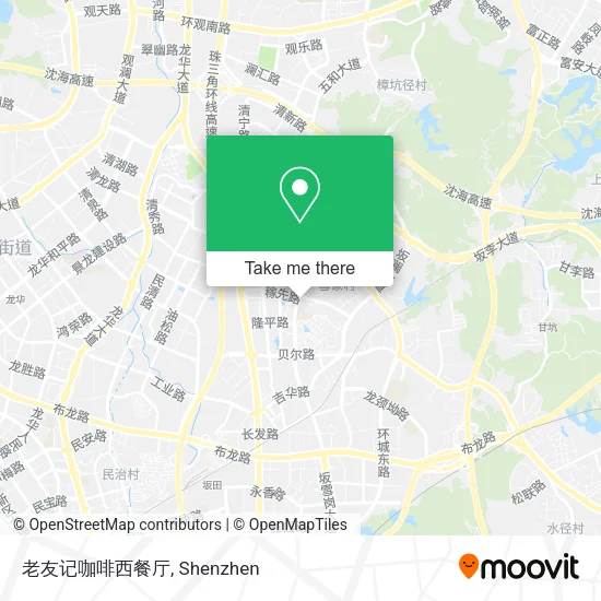 老友记咖啡西餐厅 map