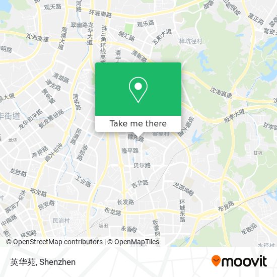 英华苑 map