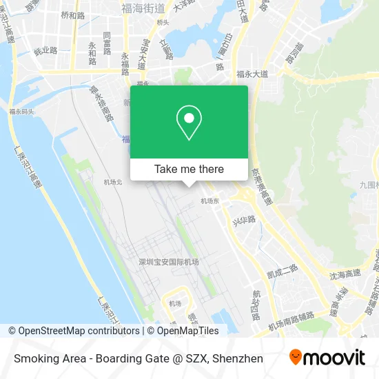 Smoking Area - Boarding Gate @ SZX map