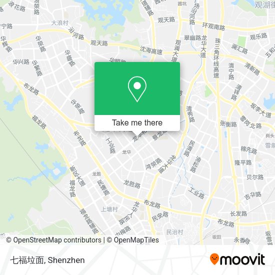 七福垃面 map