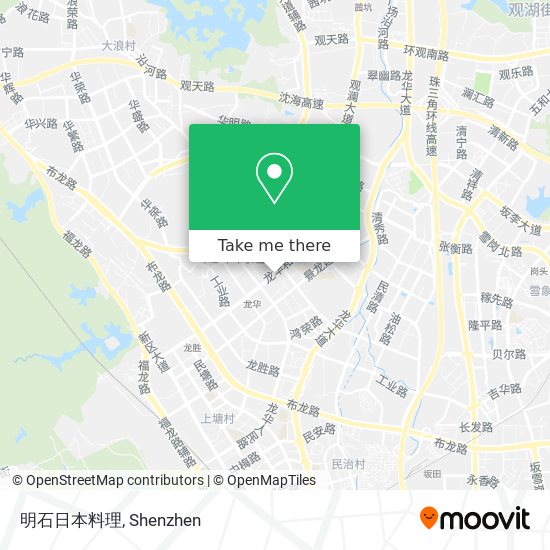 明石日本料理 map