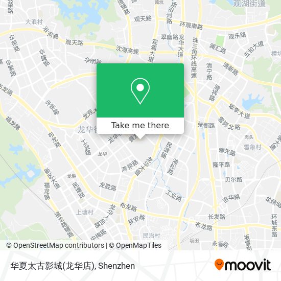 华夏太古影城(龙华店) map