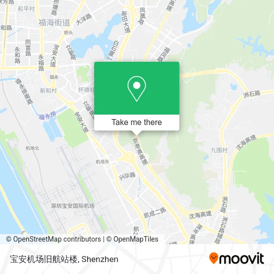 宝安机场旧航站楼 map