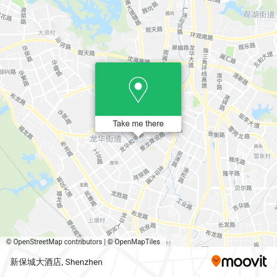 新保城大酒店 map