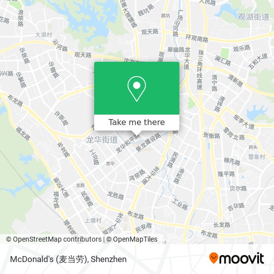 McDonald's (麦当劳) map