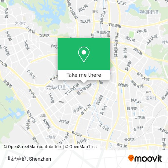 世紀華庭 map