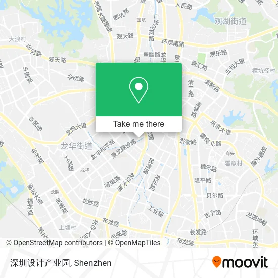 深圳设计产业园 map