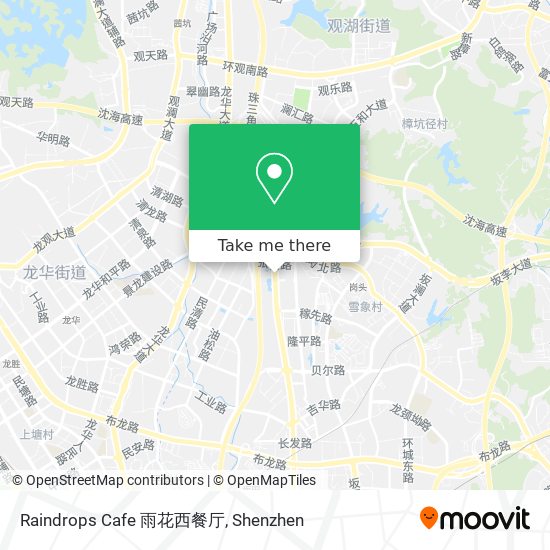 Raindrops Cafe 雨花西餐厅 map