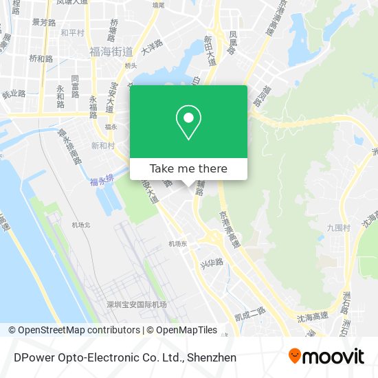 DPower Opto-Electronic Co. Ltd. map