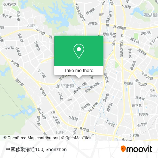 中國移動溝通100 map