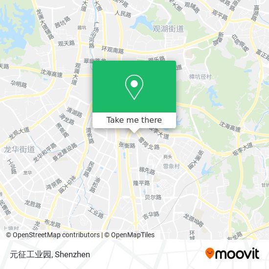 元征工业园 map