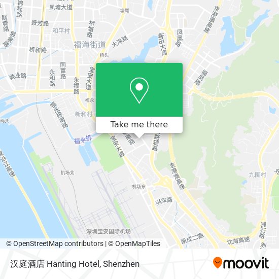 汉庭酒店 Hanting Hotel map