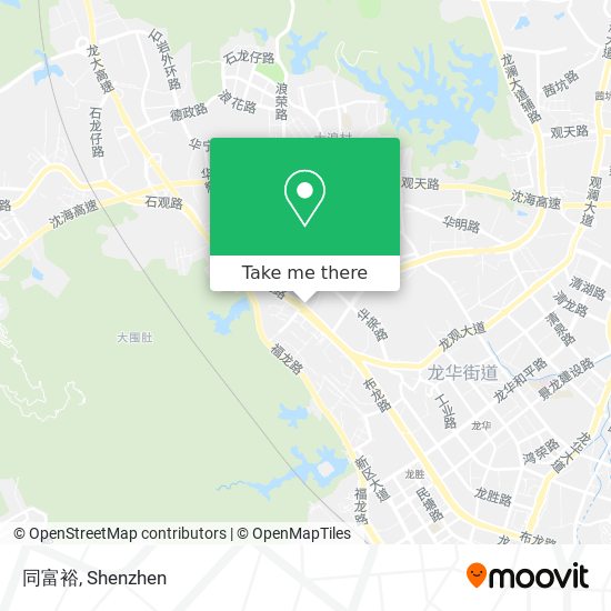 同富裕 map
