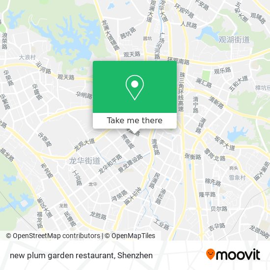 new plum garden restaurant map