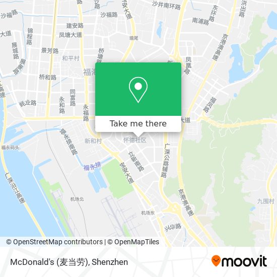 McDonald's (麦当劳) map