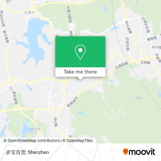 岁宝百货 map