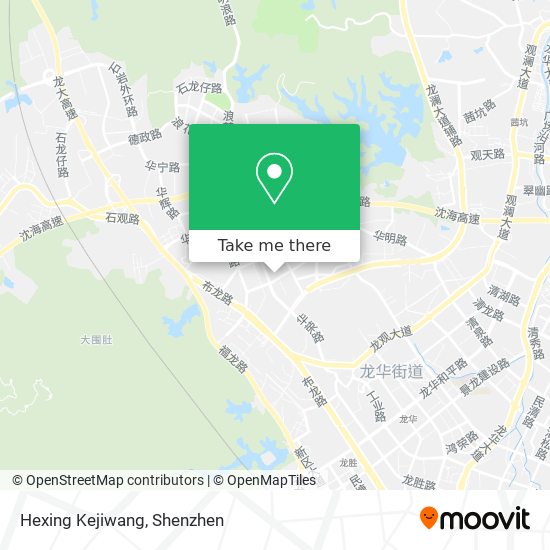 Hexing Kejiwang map