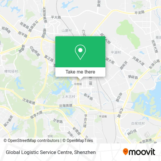 Global Logistic Service Centre map