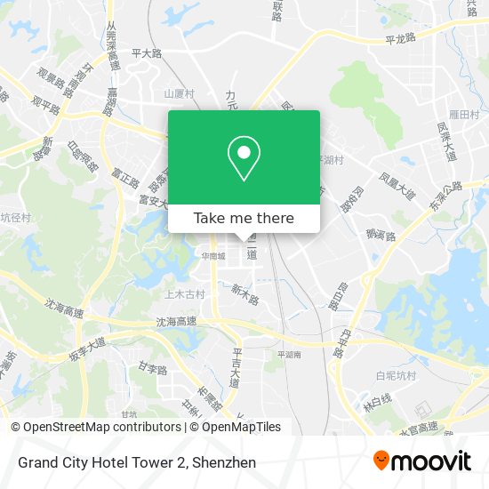 Grand City Hotel Tower 2 map