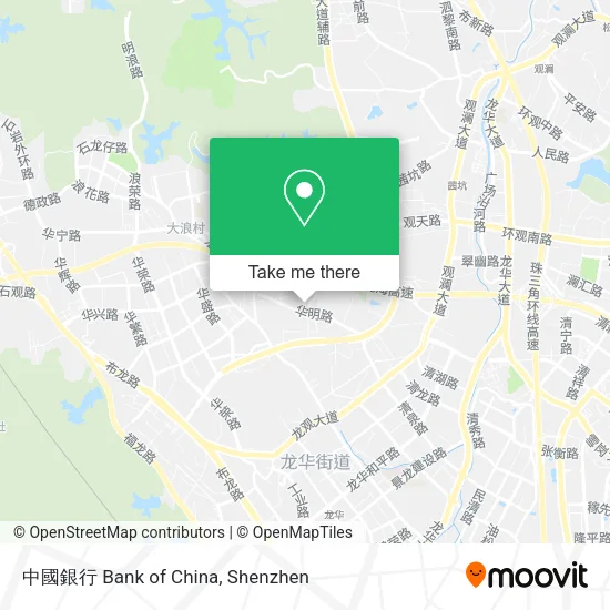 中國銀行 Bank of China map